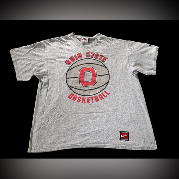 Vintage 90s Team Nike Ohio State Basketball Shirt Men Size Large - Picture 1 of 6